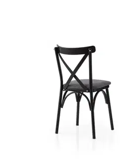 Sada jídelních židlí Ekol Anthracite and Black, 2 ks
