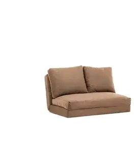 Dvoumístná rozkládací pohovka Taida - Light Brown