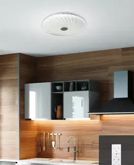 Stropní svítidlo bílé LED 48,5 cm s nastavitelnou barvou jasu + dálkové ovládání