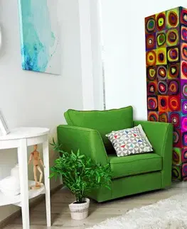 Paraván Colorful Abstract Art Dekorhome
