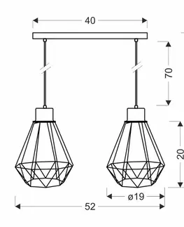 Závěsná lampa PRIMO Candellux