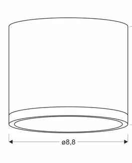 Černá a dřevěná stropní lampa 8,8x7,5cm trubice