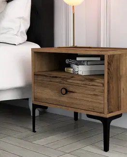 Noční stolek Lizbon Walnut