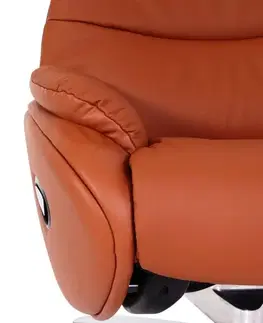 Otočné křeslo s podnožkou HWC-K98