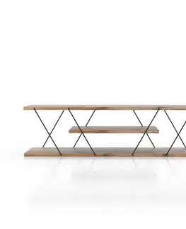 TV stolek Canaz v2 - Black, Walnut