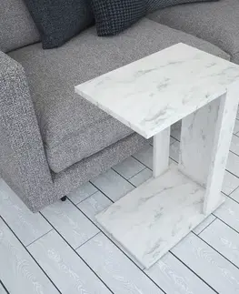 Odkládací stolek Pasific C White