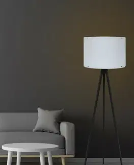 Stojací lampa Tripod White Black 129