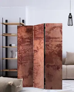 Paraván Red Metal Sheet Dekorhome