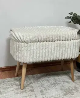 Lavice s úložným prostorem MINI OSLO  LINEN TOSCANO
