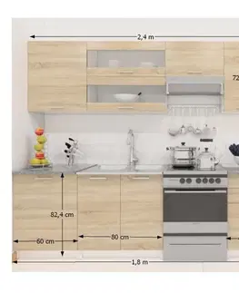 Kuchyňská linka FABIANA 240 Tempo Kondela