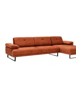 Rohová pohovka Mustang Small Right Orange
