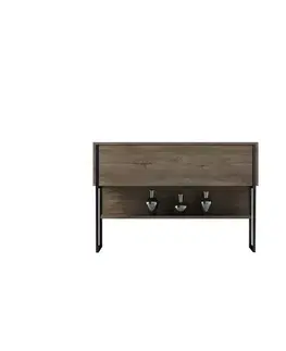 Komoda Luxe Walnut and Black