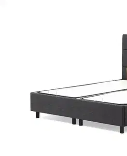 Rám dvoulůžkové postele s čelem Vitalia 160 x 200 - Anthracite