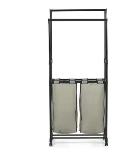 Stojan s úložným prostorem GD-176 BK, plast, černá