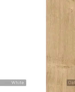 TV stolek Francy 135 - Sapphire Oak, White