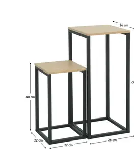 Odkládací stolek 2 ks TOLSOS empo Kondela