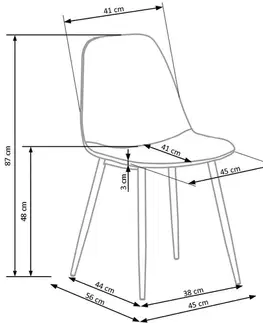 Jídelní židle K417 Halmar