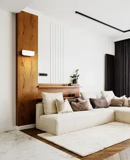 Nástěnná lampa bílá nastavitelná otočná LED 10W 4000K Lander