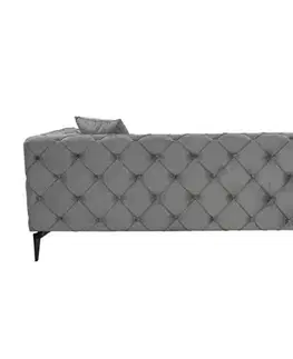 Rohová sedací souprava Como Eco Left - Anthracite, Black