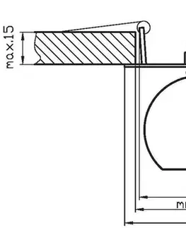 Stropní lampa SK-20 CH G4 chromový rám stropní. pevná křišťálová koule 20W G4