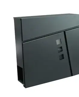 Poštovní schránka TILES 370 x 370 x 105 mm, antracit