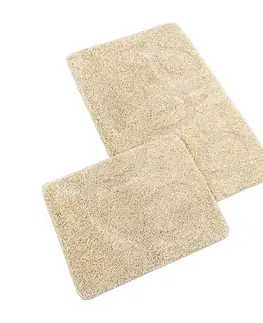 Bellatex Sada Koupelnových předložka bez výkroje  BANYSILVER béžová, 60 x 100, 60 x 50 cm