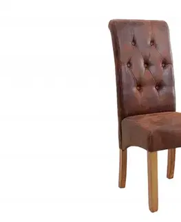 Chesterfield jídelní židle 2 ks DOLON Dekorhome