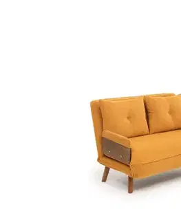 Dvoumístná rozkládací pohovka Cosmo 2-Seater - Bohemian Mustard