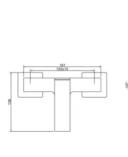 INVENA Sprchová baterie PAROS chrom BN-09-001-A