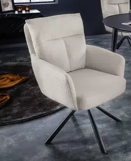 Otočné jídelní křeslo 2 ks GYES Dekorhome