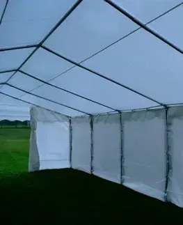 Skladový stan 5x10m bílá KLASIK