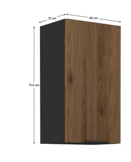 Horní skříňka MENZO 40 G-72 1F Tempo Kondela