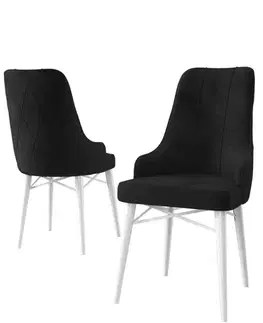 Sada židlí (2 kusy) Neta - Black, White