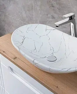 ArtCom Keramické umyvadlo LENA MW17 | bílý mat 60 cm