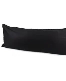 4Home povlak na Relaxační polštář Náhradní manžel satén černá, 50 x 150 cm 