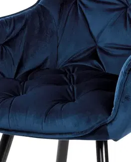 Sada jídelních židlí DCH-421 BLUE4, 2 ks