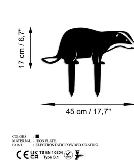 Zahradní dekorace Badger 01