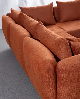 Rohová sedací souprava Floransa - Orange