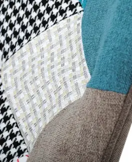 Houpací křeslo PW2, patchwork