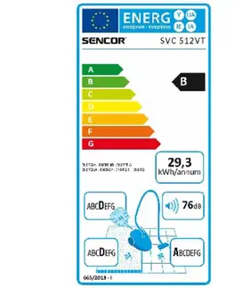 Bezsáčkový vysavač Sencor SVC 512VT-EUE2
