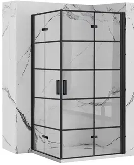 REA/S Sprchová kabina Molier Black Double 80x100 KPL-K2011