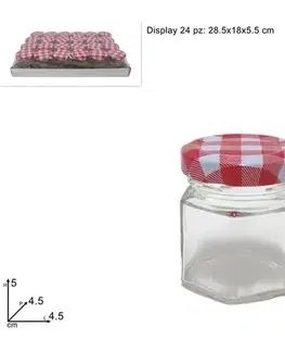 PROHOME - Dóza sklo 45ml s víčkem