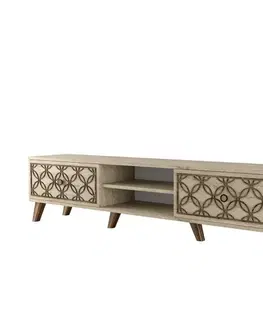 TV stolek Class - Travertine