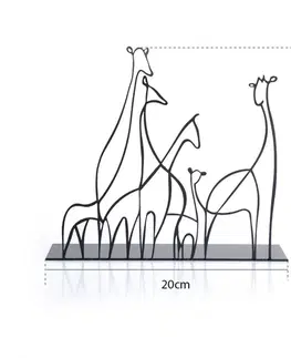 Dekorativní předmět Giraffa - Black
