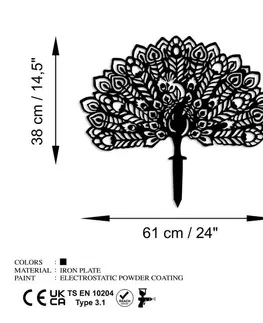 Zahradní dekorace Peacock 01