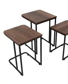 Odkládací stolek Ce Metal Zigon, 3 ks