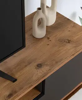 TV stolek Veramont - Anthracite, Atlantic Pine