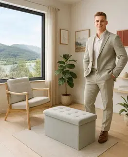 Taburet s úložným prostorem TAB-472 Autronic