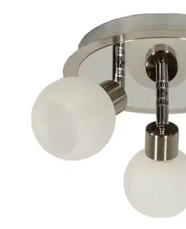 Stropní svítidlo plafond 3X40W G9 saténový chrom ALABASTER