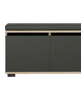 Botník Drago Walnut and Black